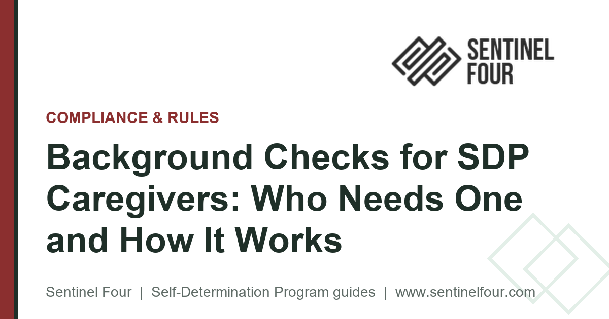 Background Checks for SDP Caregivers: Who Needs One and How It Works