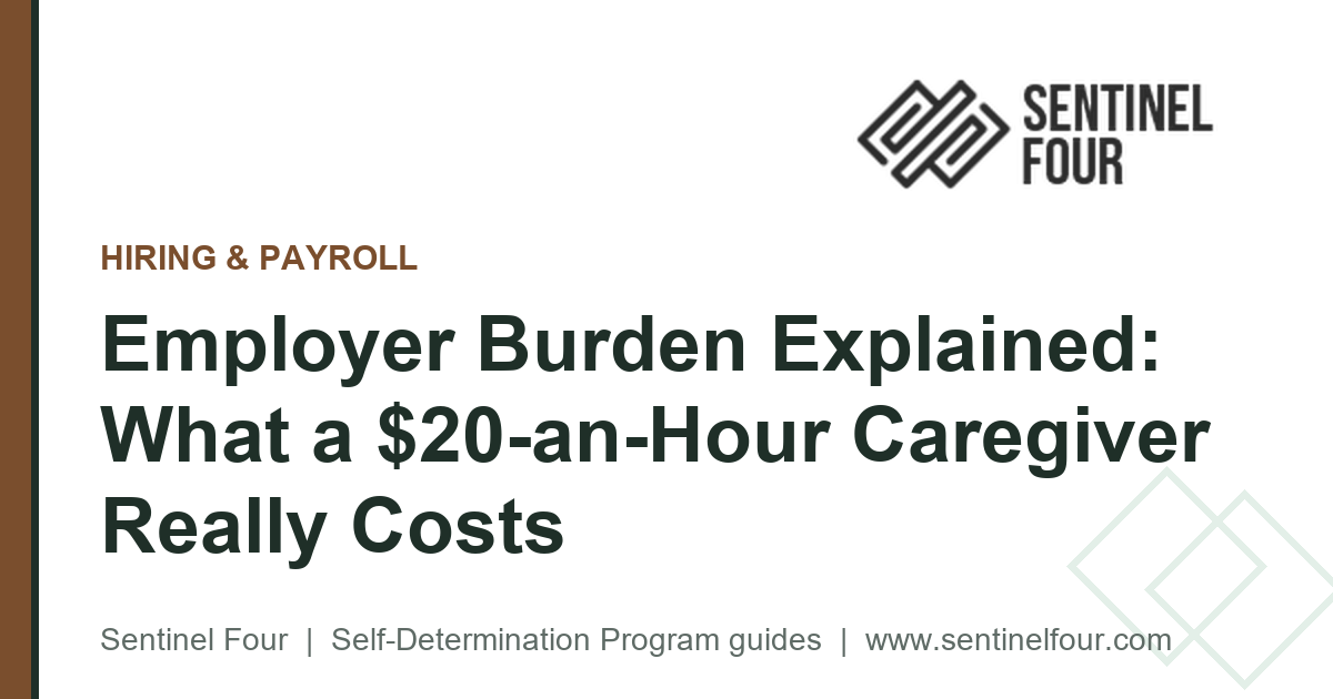 Employer Burden Explained: What a $20-an-Hour Caregiver Really Costs