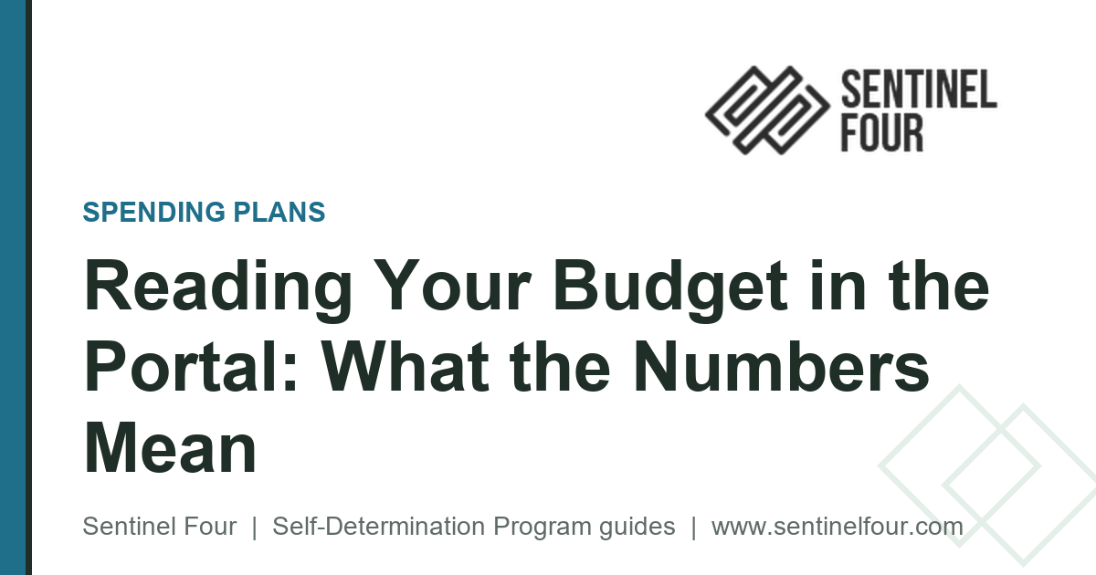 Reading Your Budget in the Portal: What the Numbers Mean