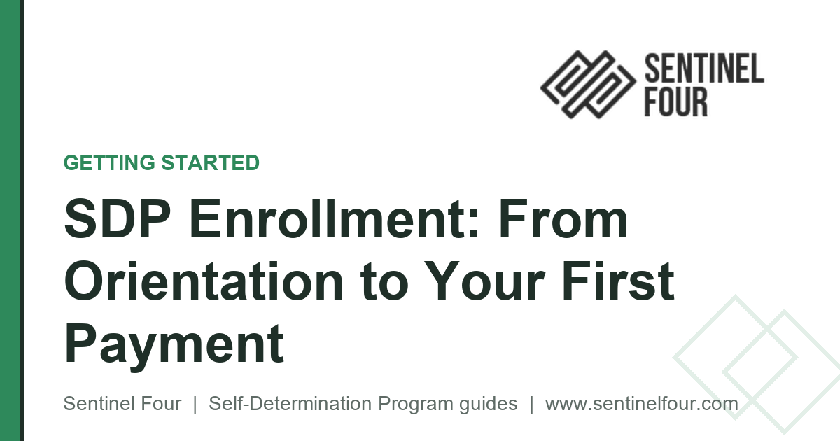 SDP Enrollment: From Orientation to Your First Payment